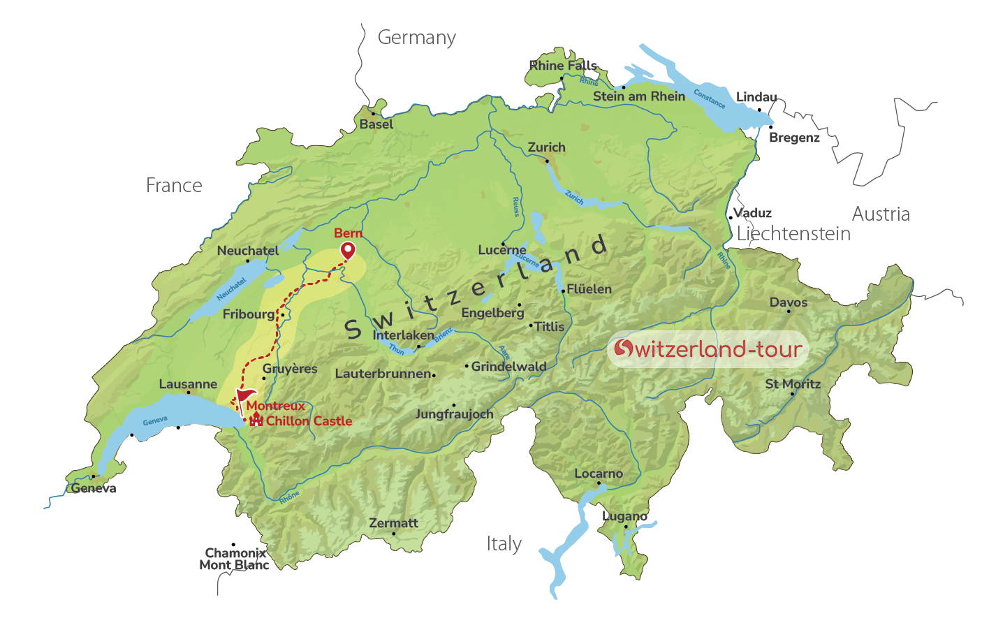 A Taste of History: Chillon Castle & Wine Tasting Adventure from Bern