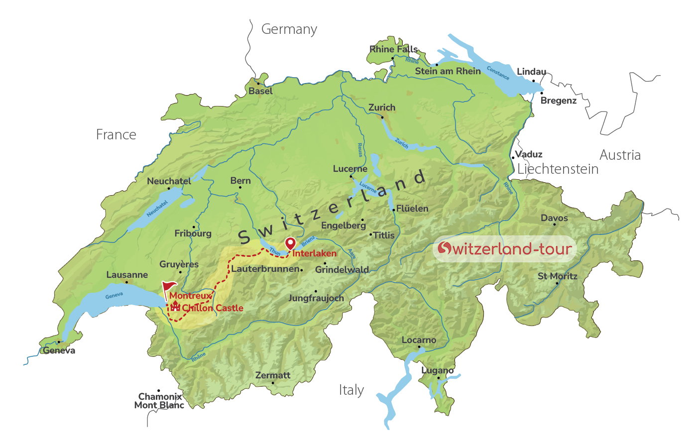 A Taste of History: Chillon Castle & Wine Tasting Adventure from Interlaken