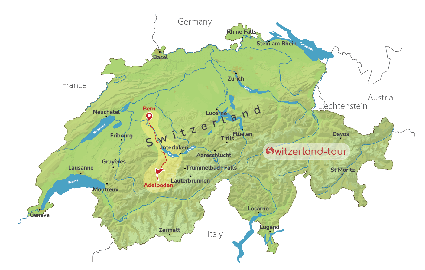 Alpine Family Fun: Hiking and Trotti-Biking in Adelboden from Bern