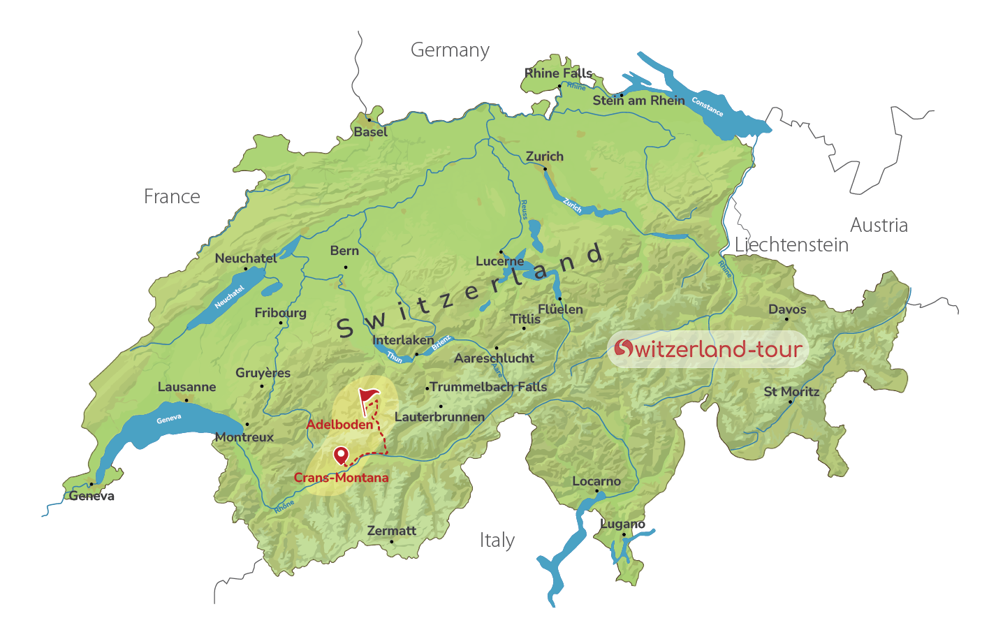 Alpine Family Fun: Hiking and Trotti-Biking in Adelboden from Crans-Montana