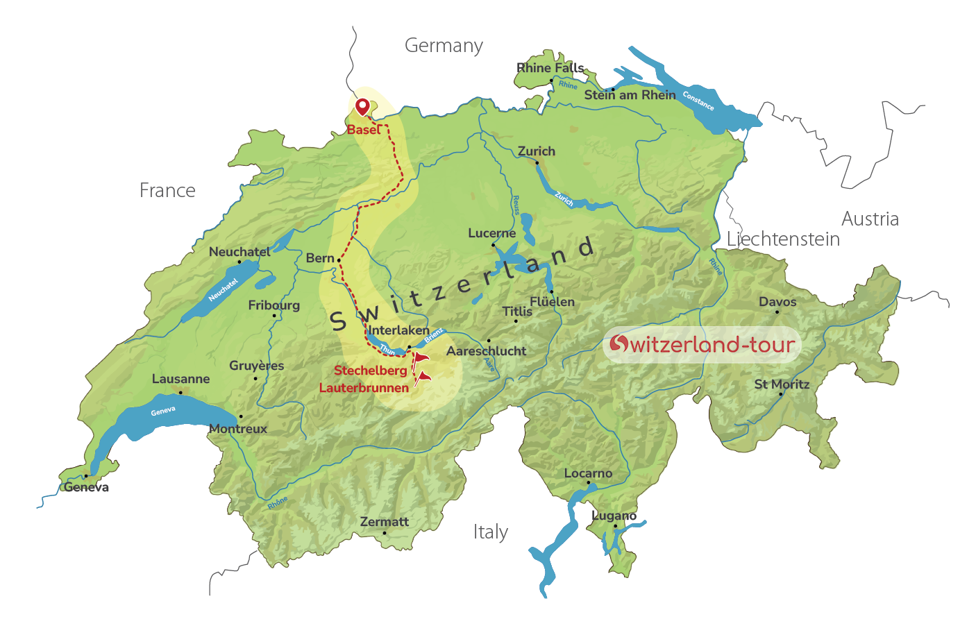 Alpine Wonders - Private Day Trip to Schilthorn, Mürren, Gimmelwald & Lauterbrunnen from Basel
