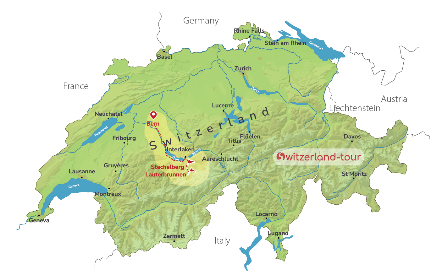 Alpine Wonders: Trip to Schilthorn, Mürren, Gimmelwald & Lauterbrunnen from Bern