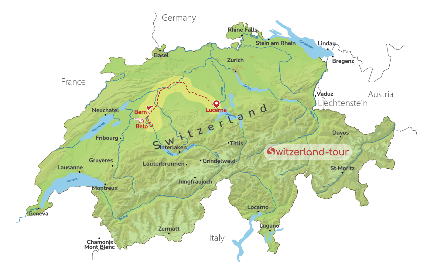 Between Heaven & Bern: Walking & Helicopter Tour from Lucerne