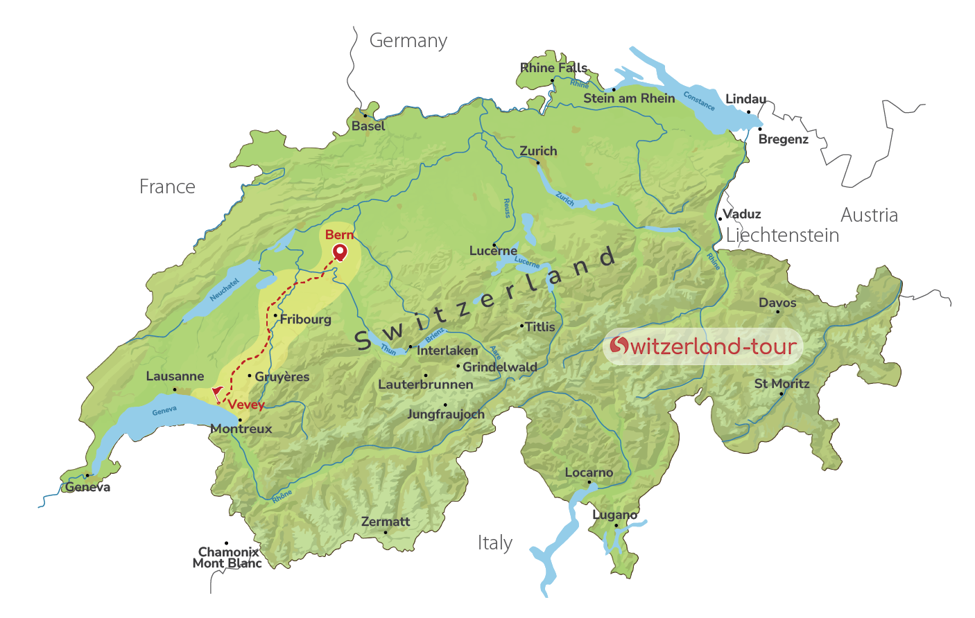 Chaplin’s World & Vevey Discovery from Bern