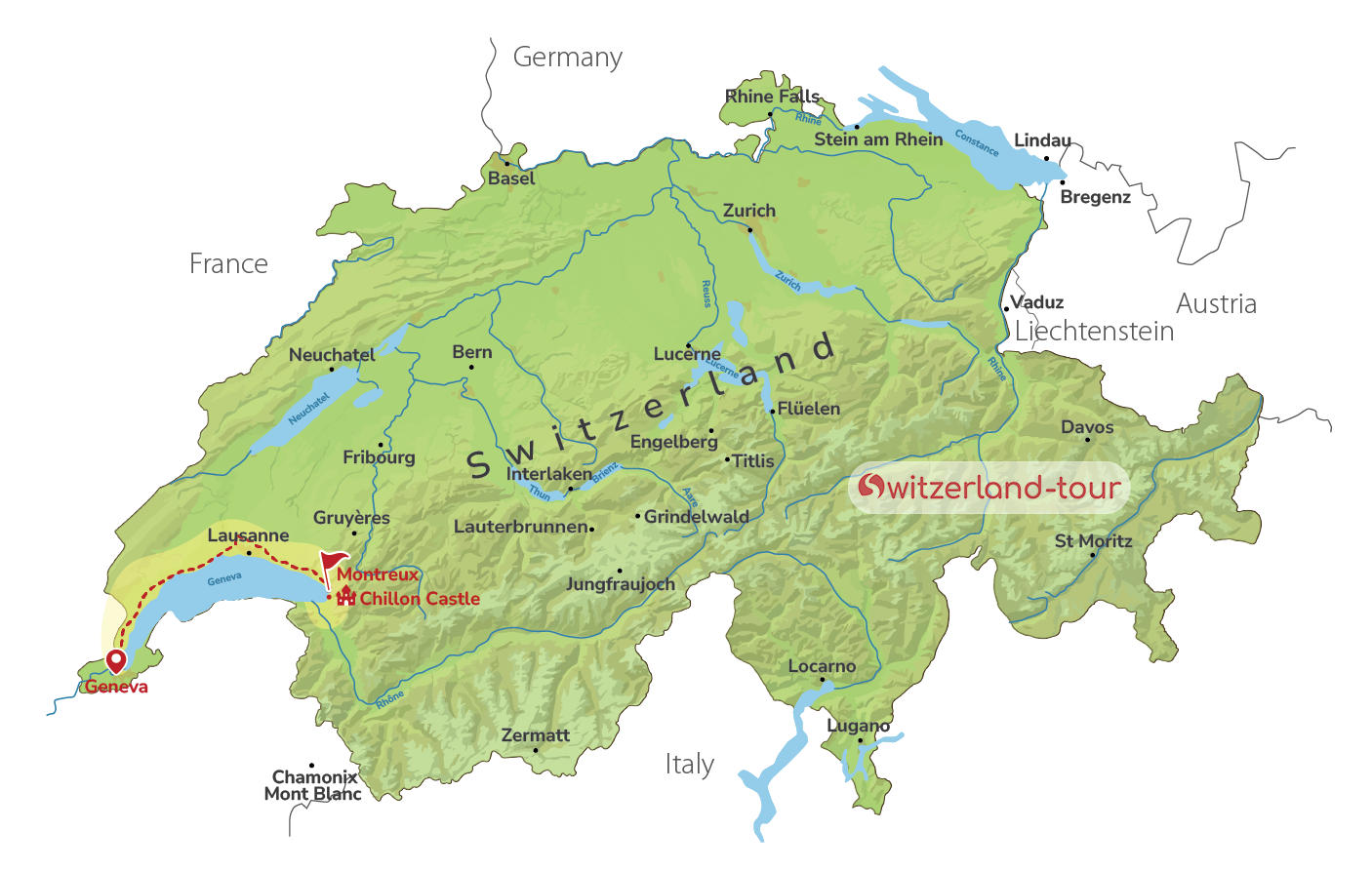 Chillon Castle & Wine Tasting - Private Day Trip from Geneva