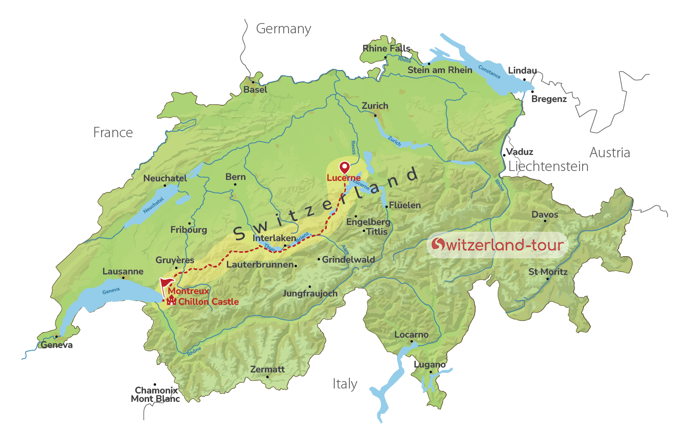 Chillon Castle & Wine Tasting - Private Day Trip from Lucerne