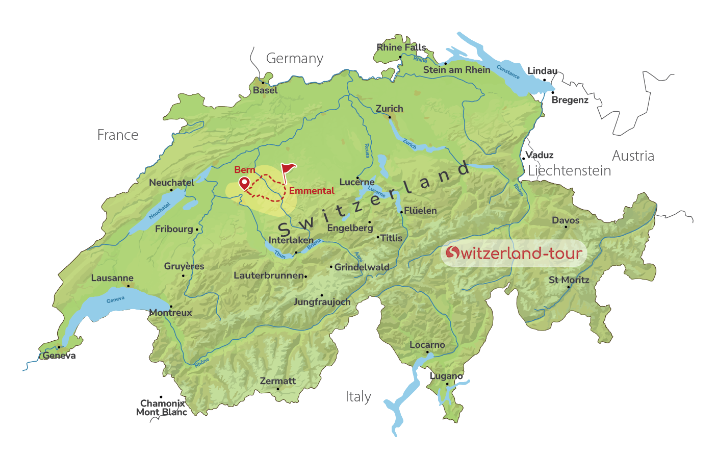 Emmental Countryside & Swiss Cheese Experience - Private trip from Bern