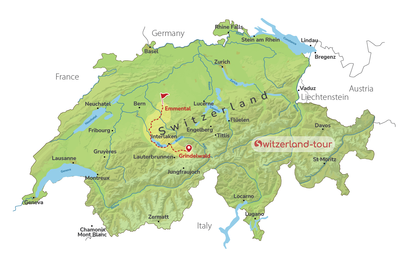 Emmental Countryside & Swiss Cheese Experience - Private trip from Grindelwald