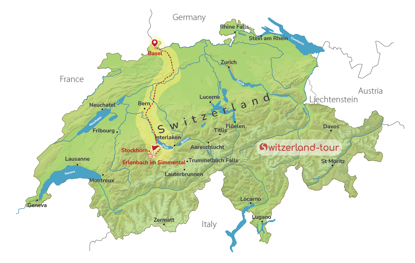 Fishing in the Swiss Alps - Private Day Trip from Basel