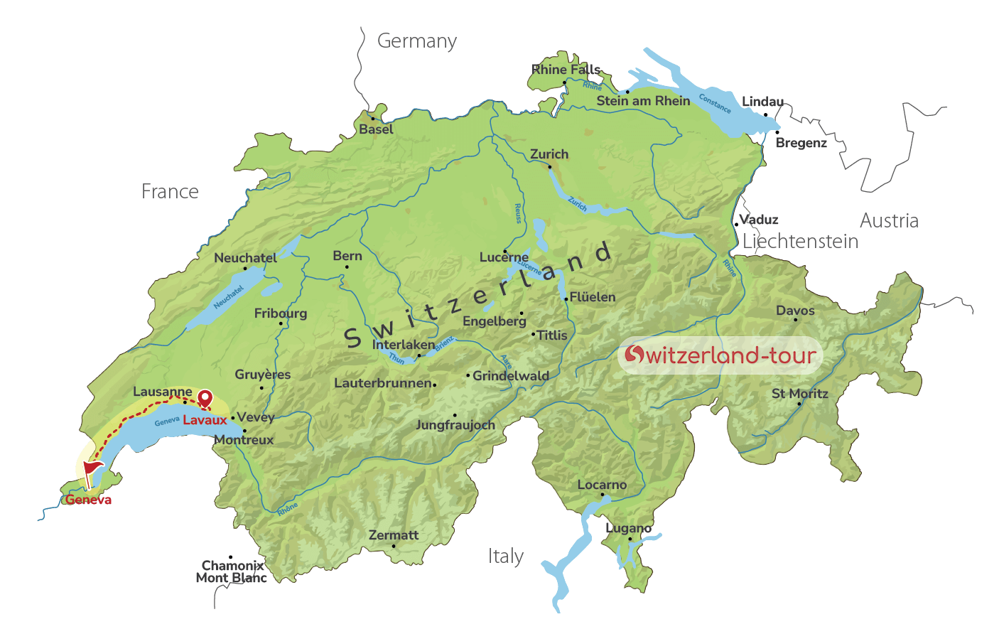 Swiss Wine Tasting in Lavaux Vineyards from Geneva