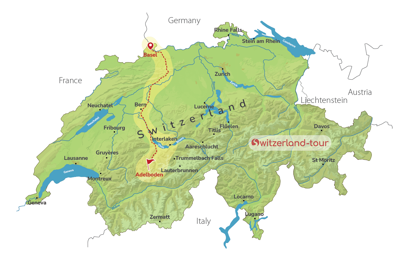 Hiking & Trotti-Biking in Adelboden - Private Day Trip from Basel