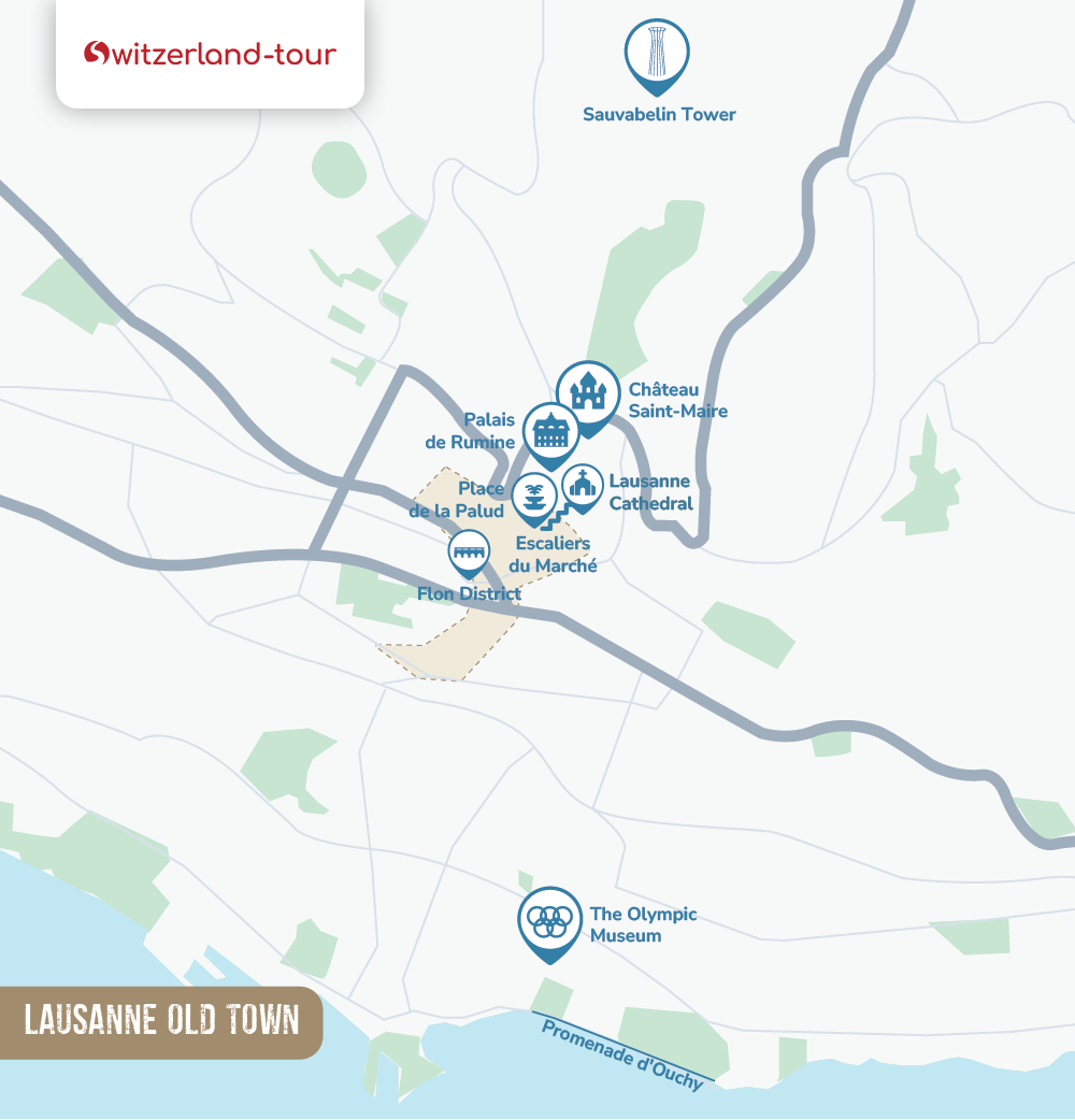 Guided Walking Tour in Lausanne