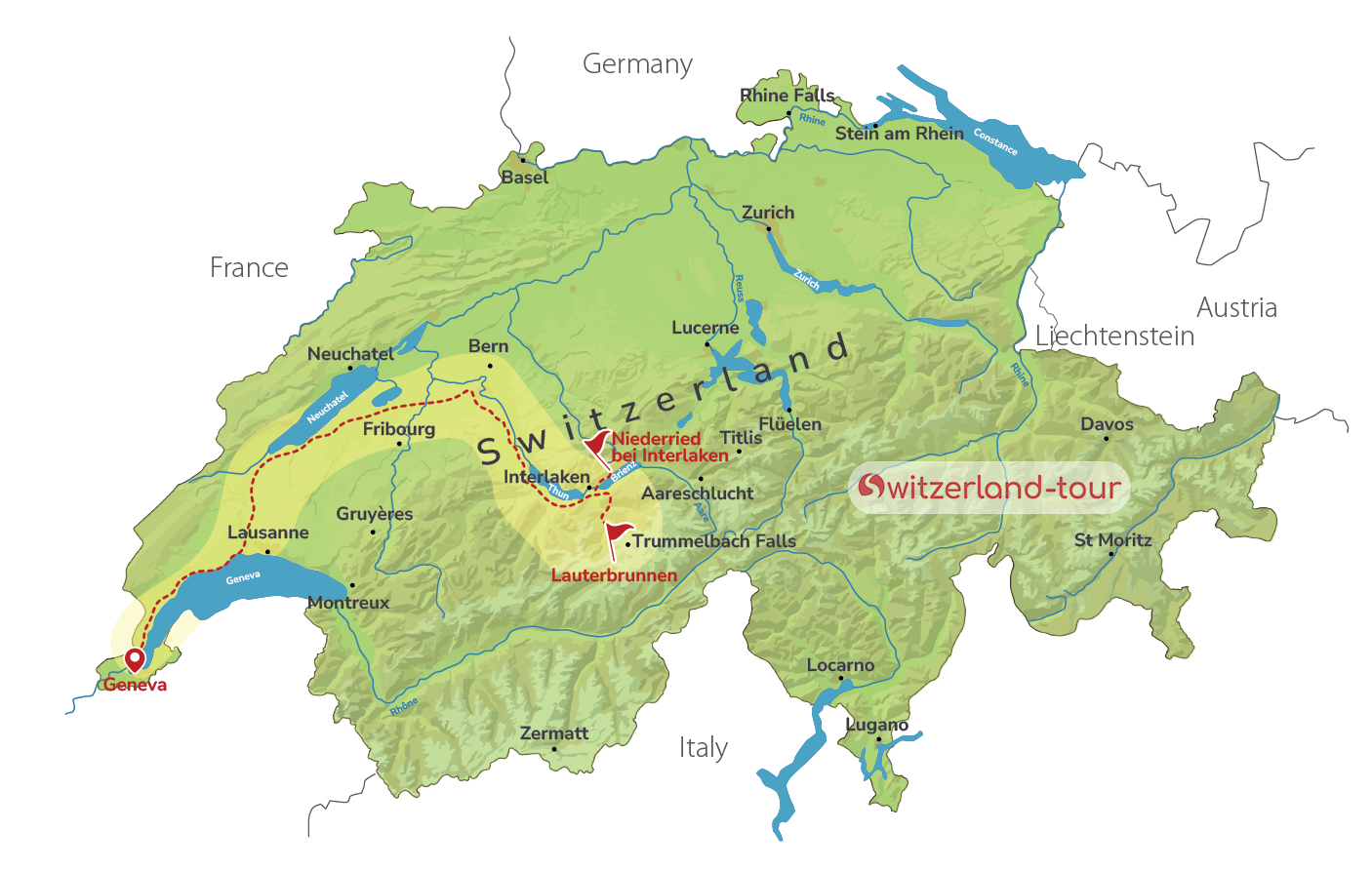 Lauterbrunnen Valley - Private Panoramic Hike from Geneva