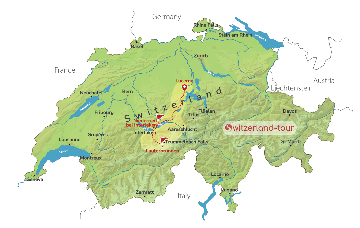 Lauterbrunnen Valley - Private Panoramic Hike from Lucerne