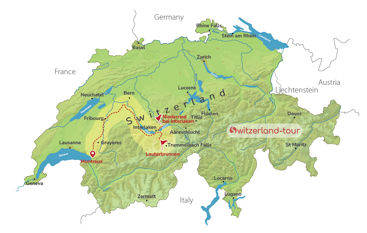 Lauterbrunnen Valley - Private Panoramic Hike from Montreux