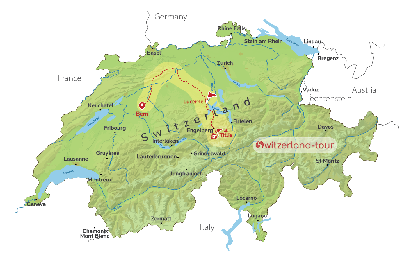 Lucerne & Mount Titlis - Private Day Trip from Bern