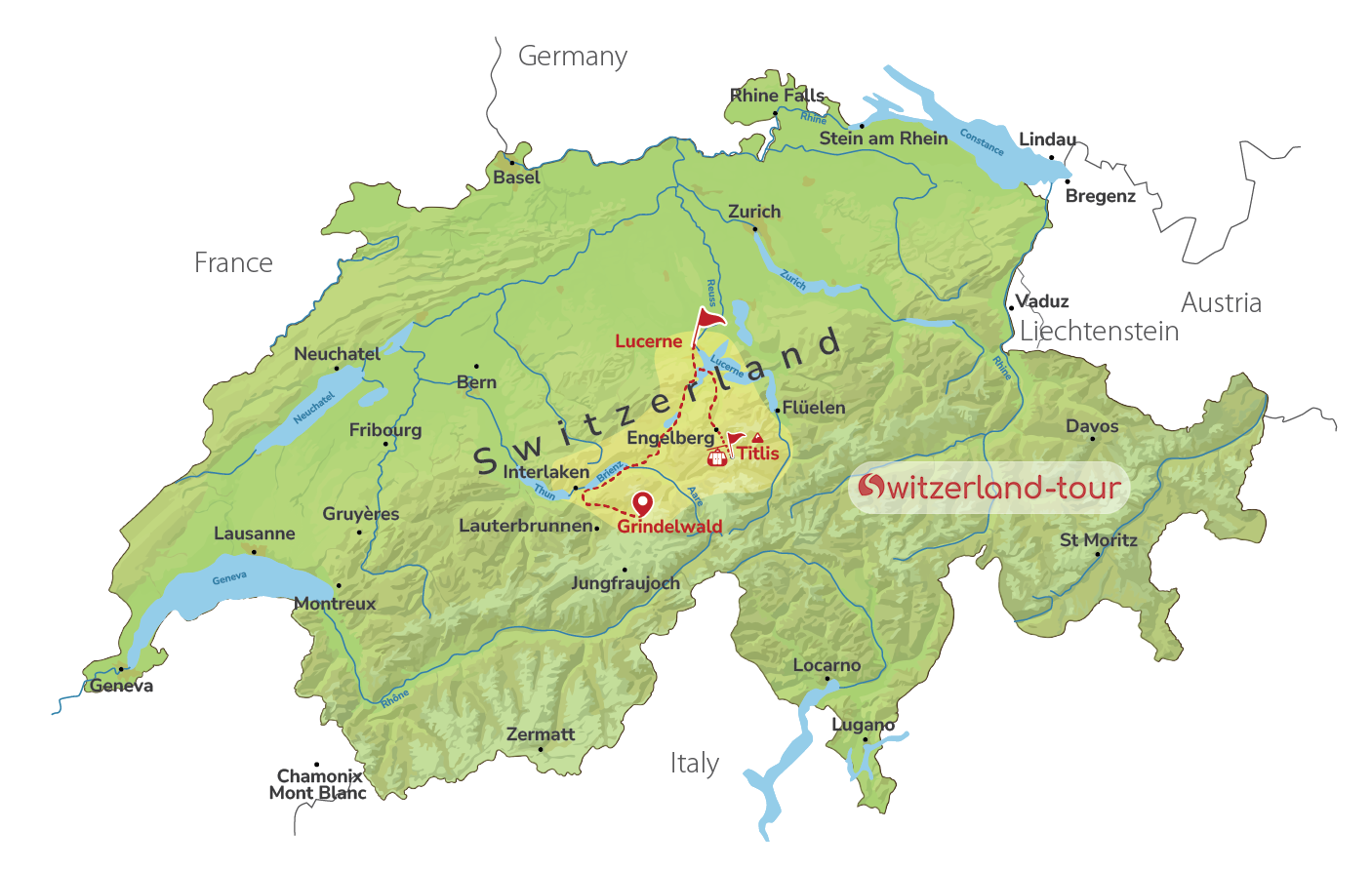 Lucerne & Mount Titlis - Private Day Trip from Grindelwald