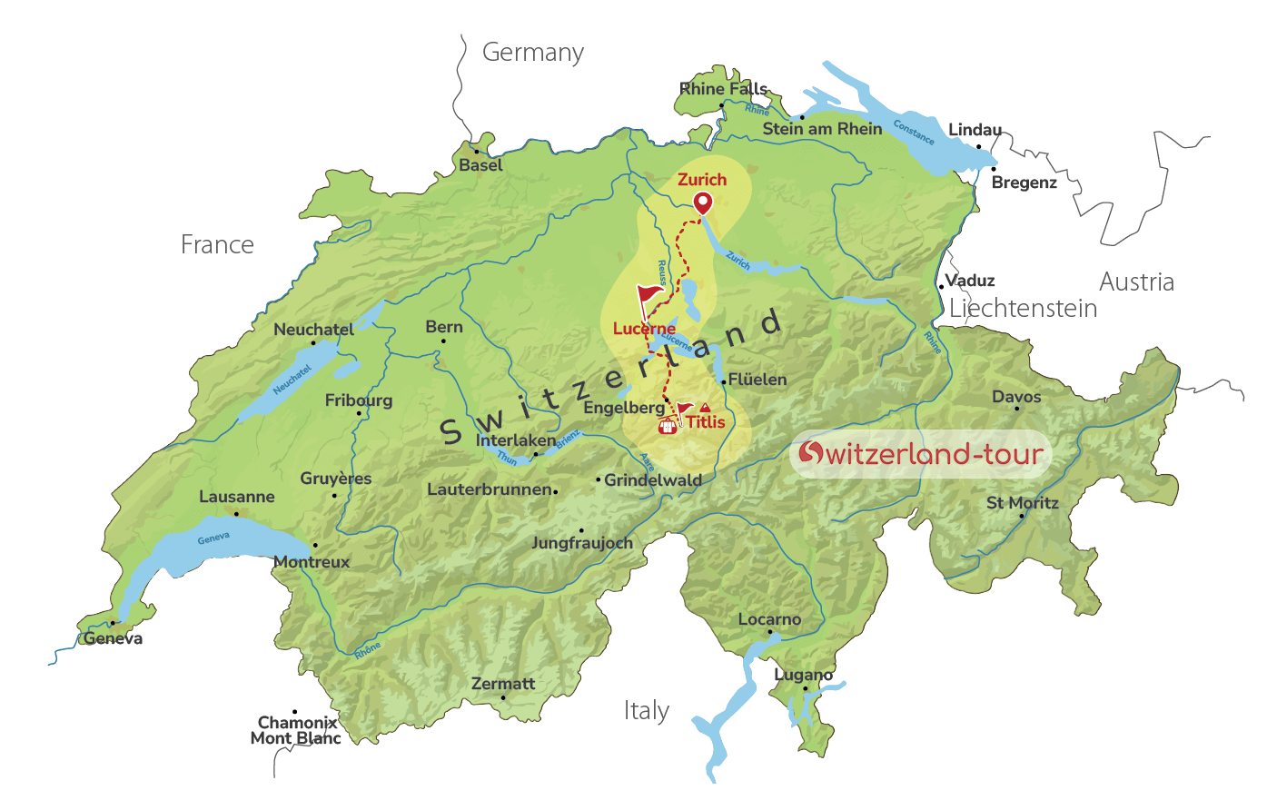Lucerne & Mount Titlis - Private Day Trip from Zurich