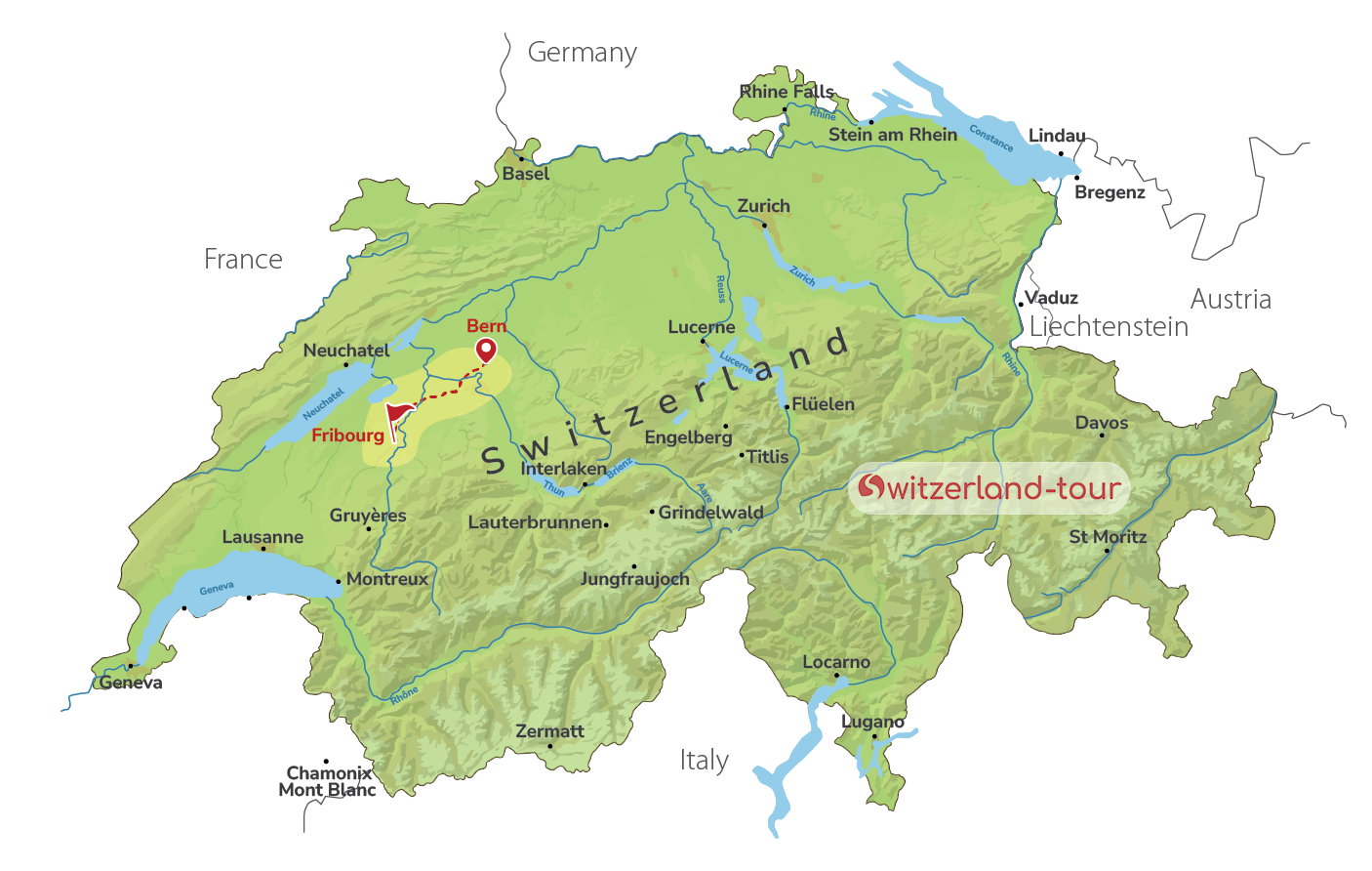 Medieval Fribourg - Private Day Trip from Bern