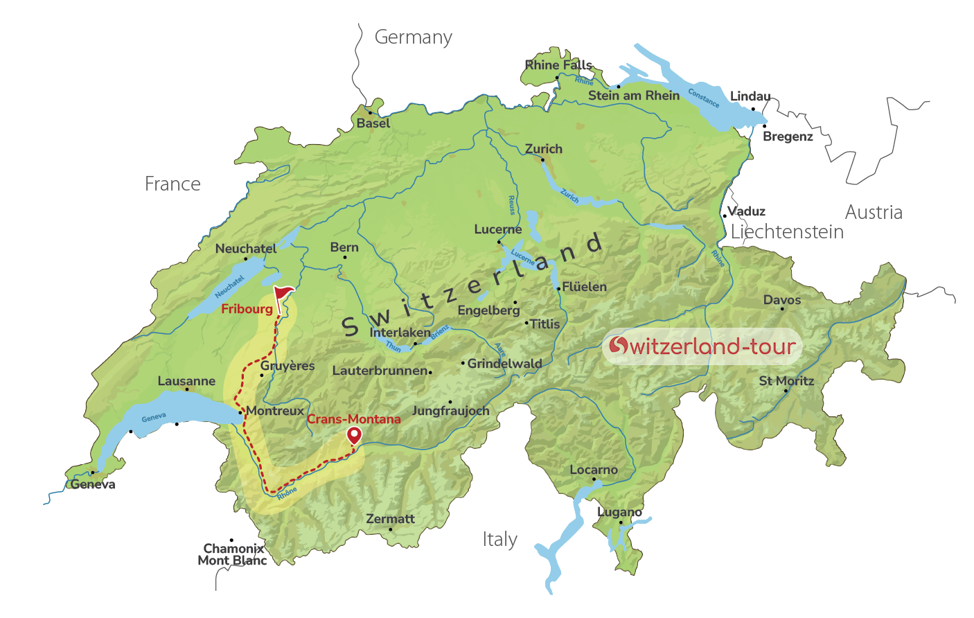 Medieval Fribourg - Private Day Trip from Crans-Montana