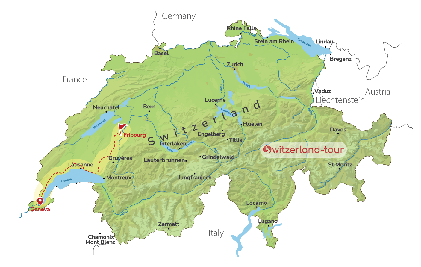 Medieval Fribourg - Private Day Trip from Geneva
