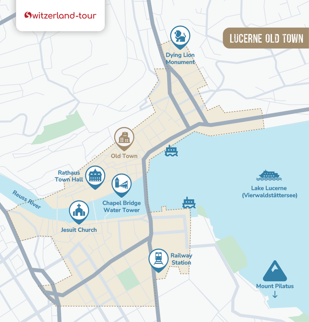 Private Guided Walking Tour in Lucerne