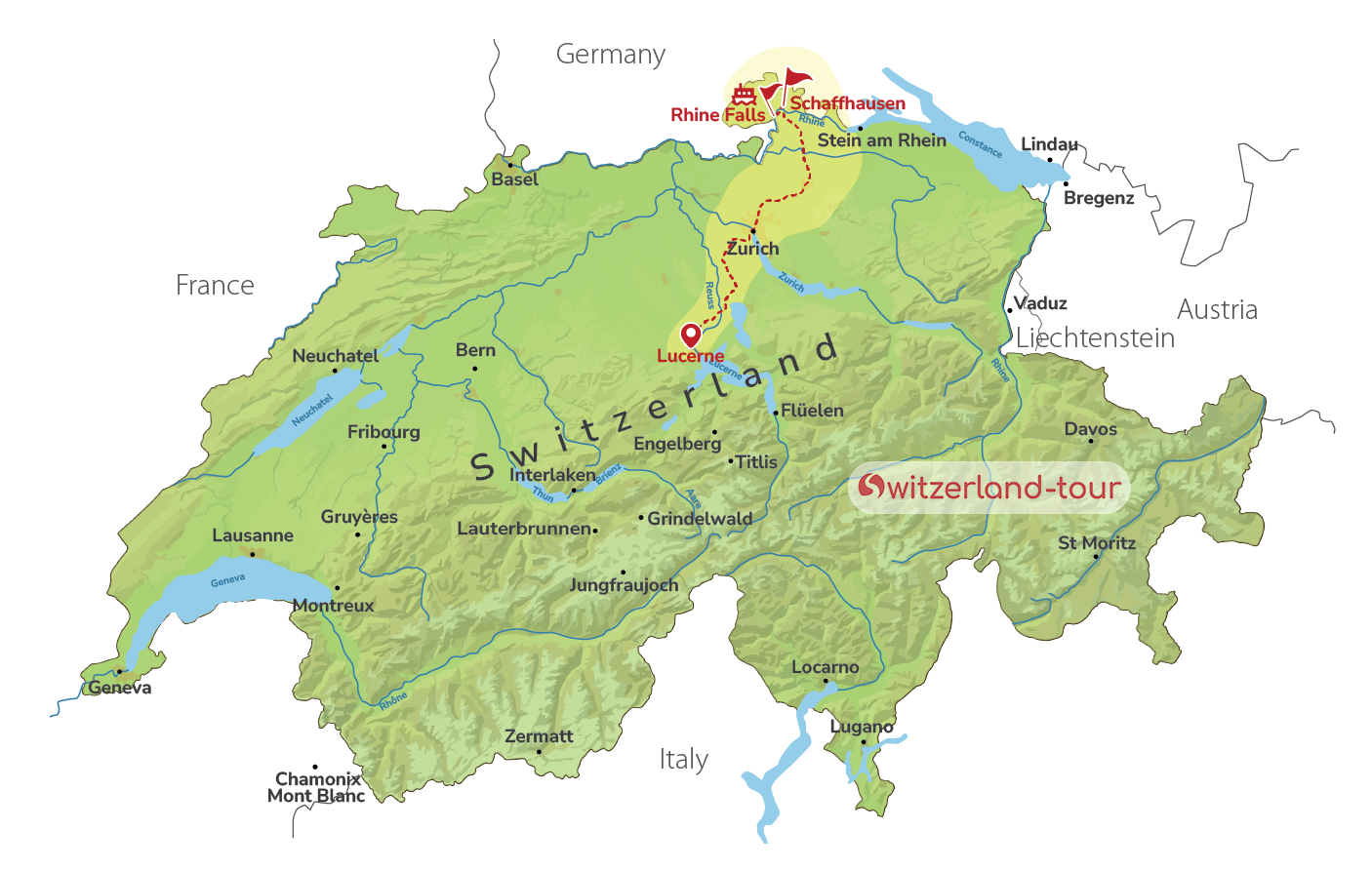 Rhine Falls Discovery - Private Experience from Lucerne