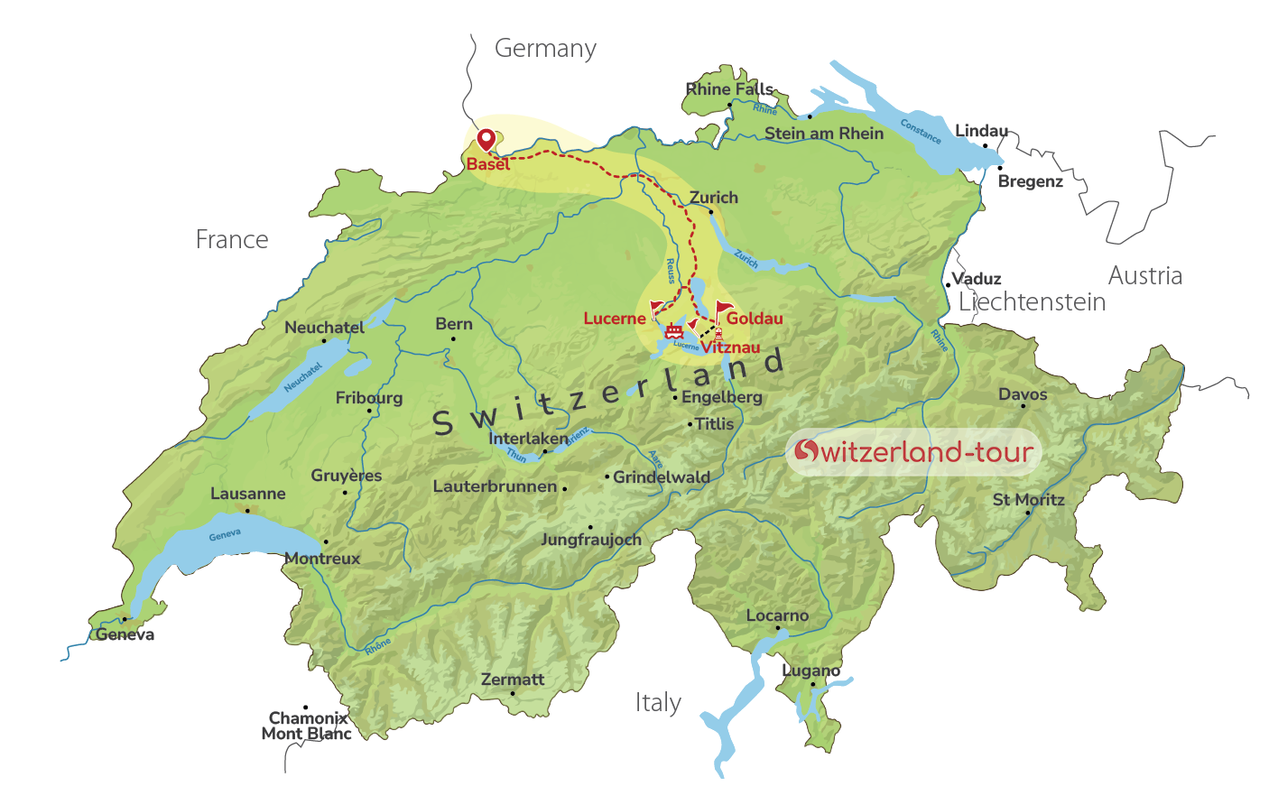 Rigi Alpine Panorama: Private Experience from Basel