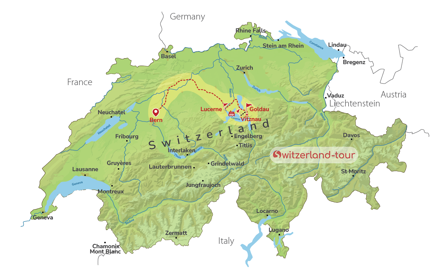 Rigi Alpine Panorama: Private Experience from Bern