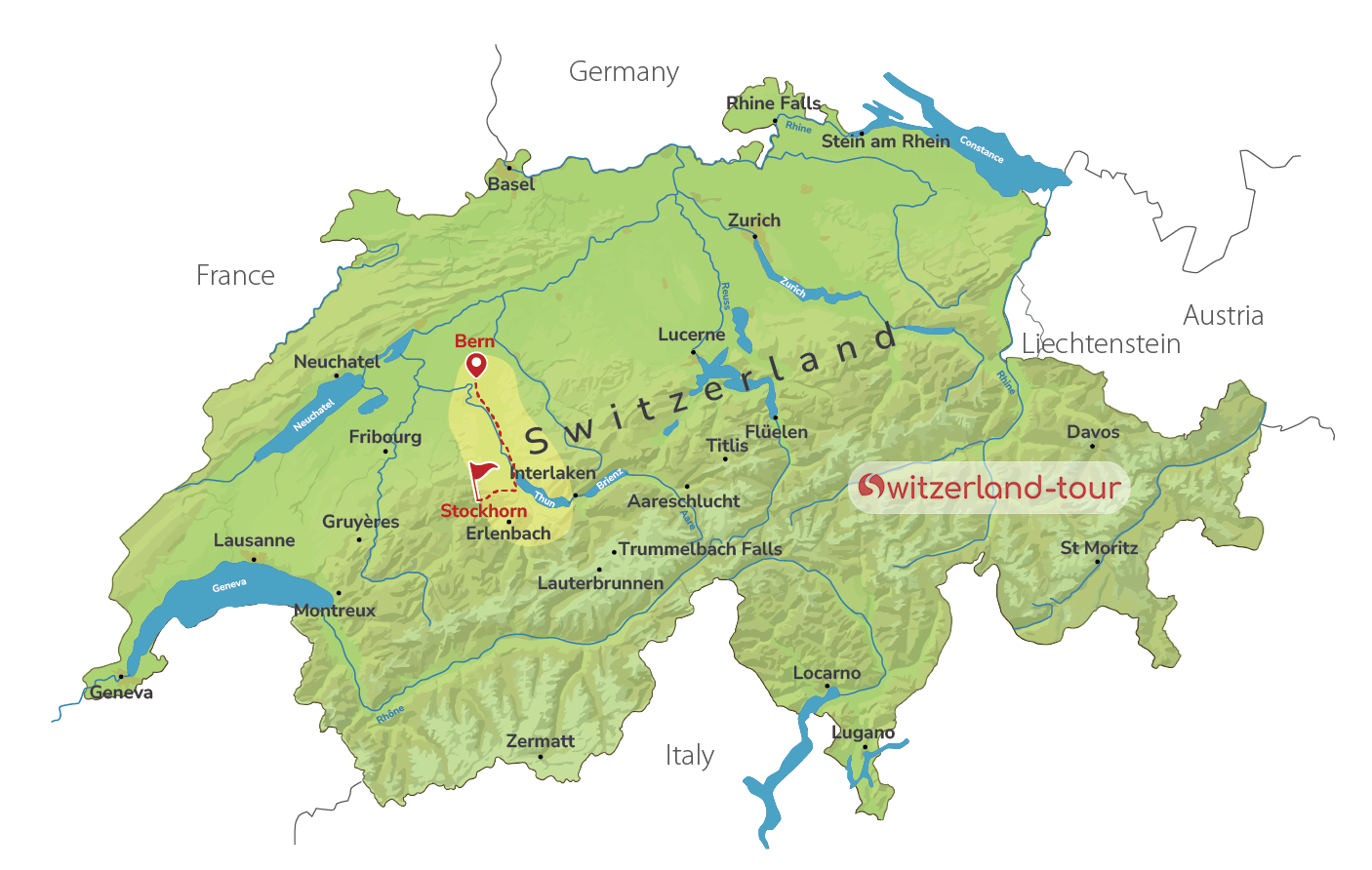 Self-guided Panoramic Hike to Stockhorn from Bern