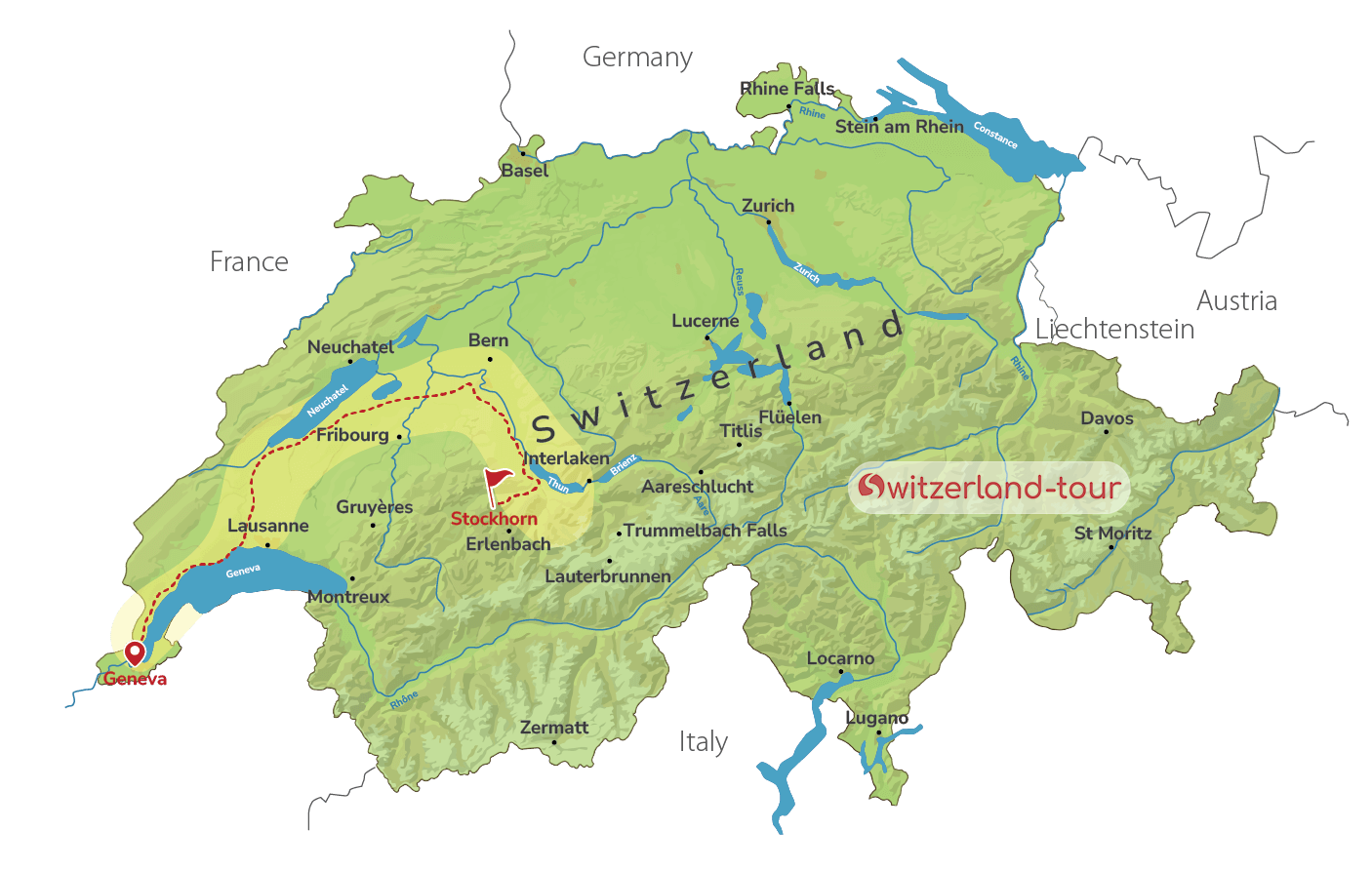 Self-guided Panoramic Hike to Stockhorn from Geneva