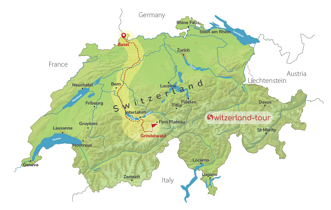 Ski Day in Grindelwald from Basel