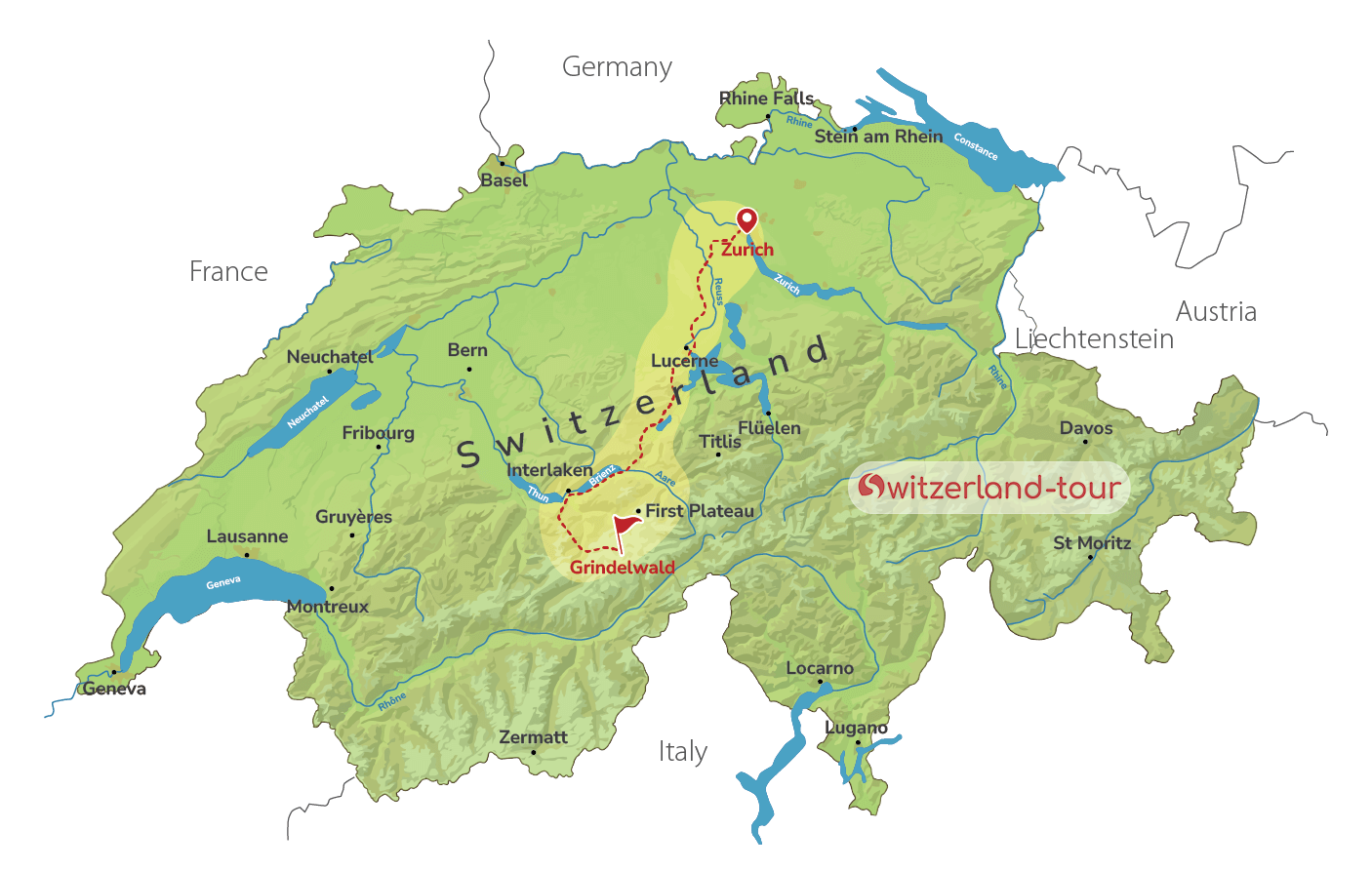 Ski Day in Grindelwald from Zurich