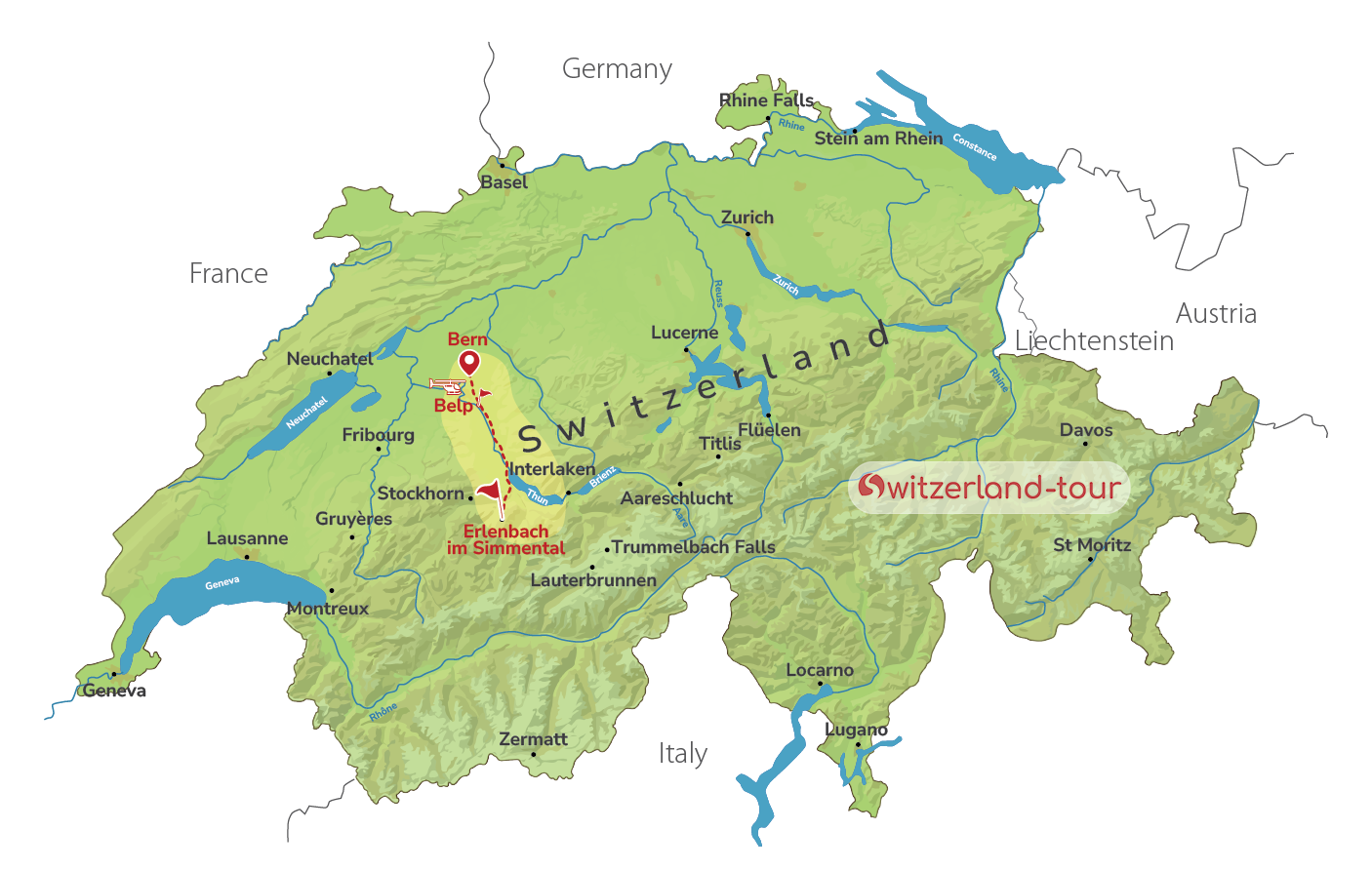 Stockhorn 360° Adventure - Helicopter & Cable Car Tour from Bern