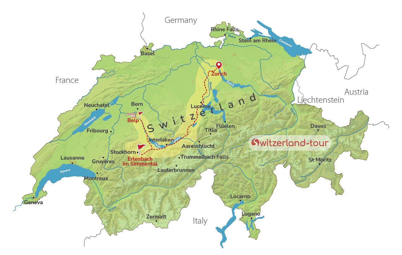 Stockhorn 360° Adventure - Helicopter & Cable Car Tour from Zurich