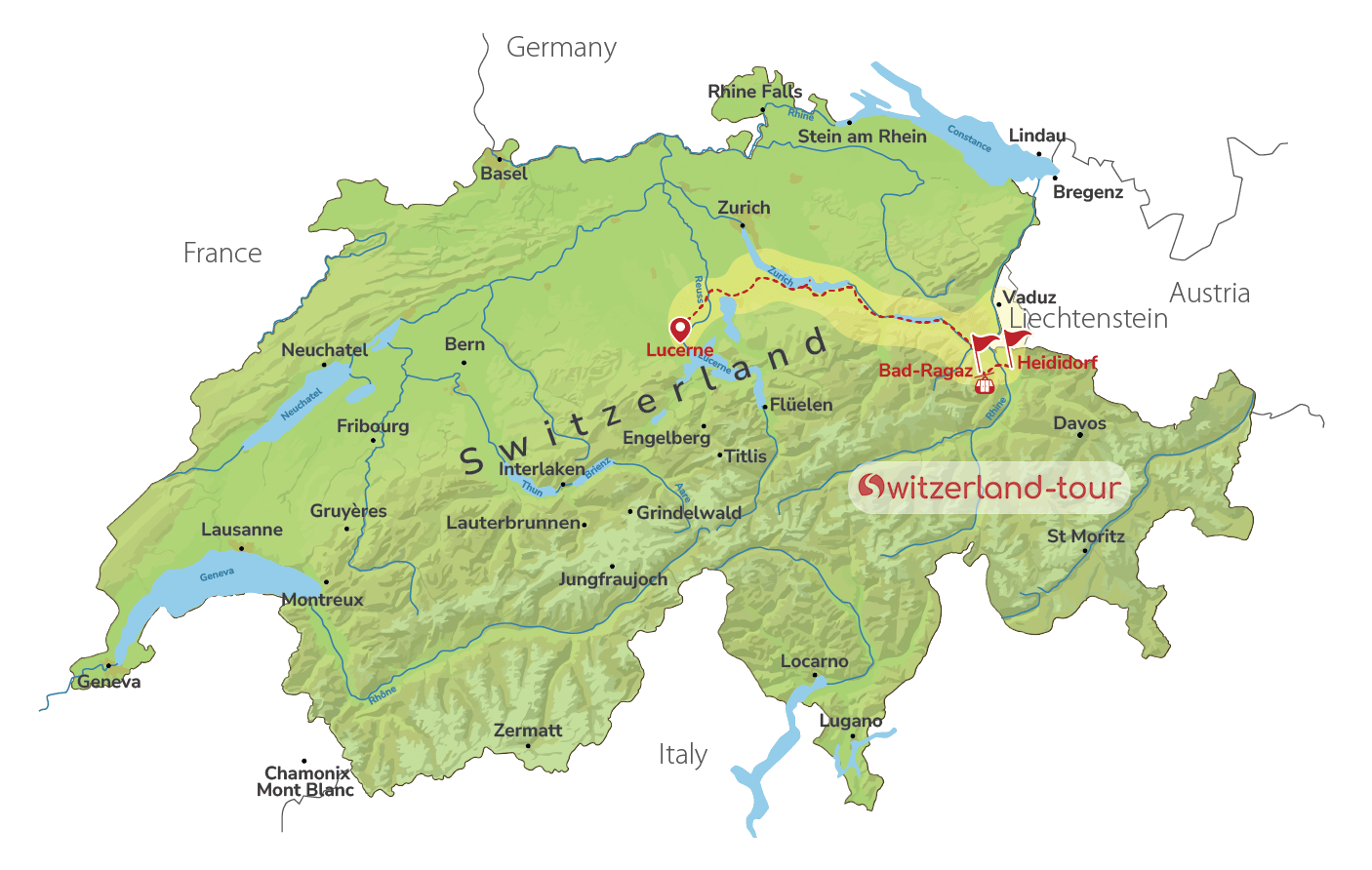 Storybook Heidiland - Private Day Trip from Lucerne