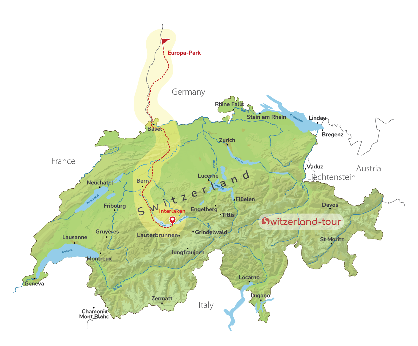 Trip to Europa Park from Interlaken