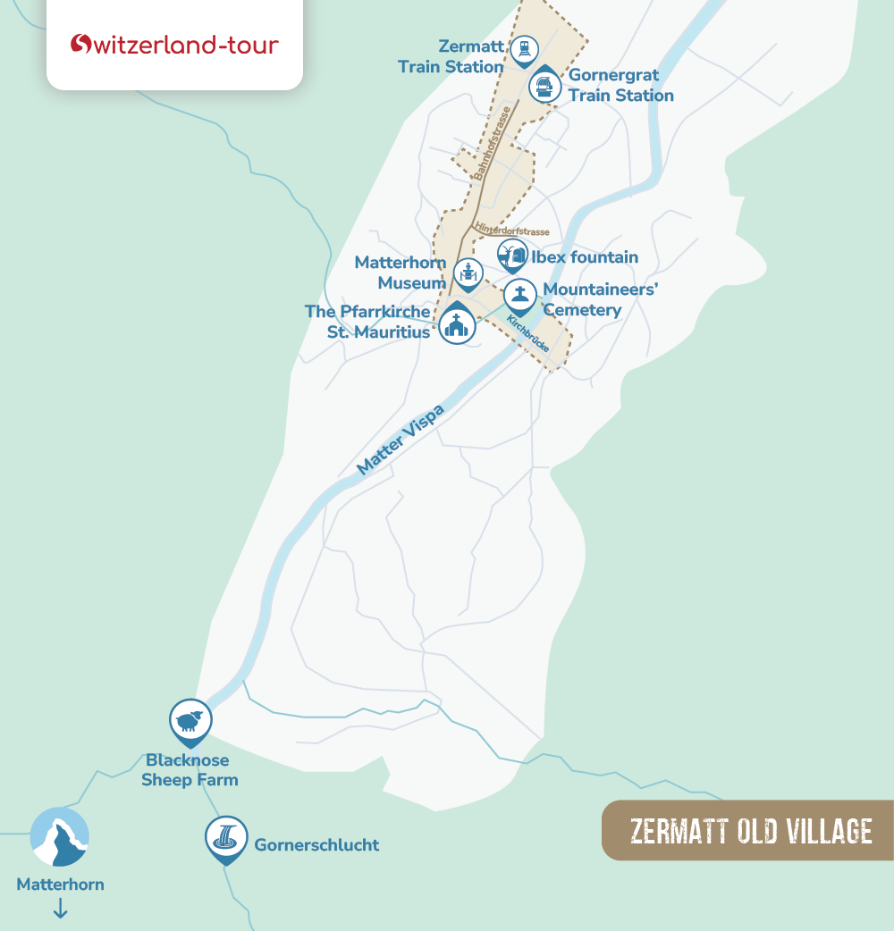 Guided Walking Tour in Zermatt Village