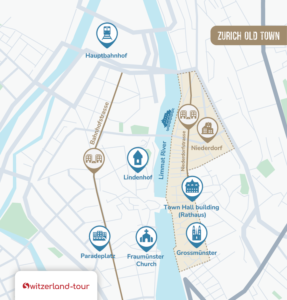 Guided Walking Tour in Zurich