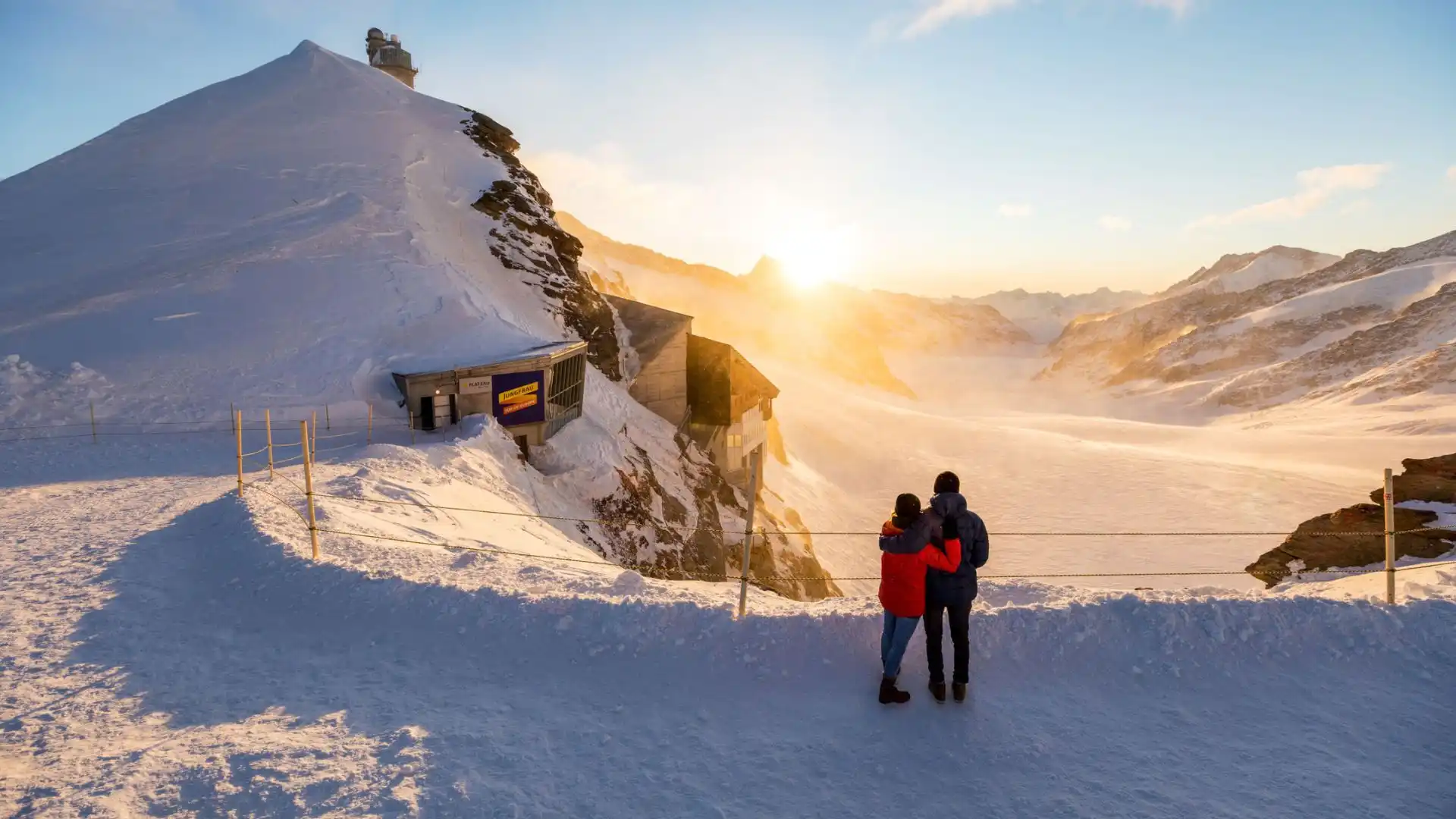 Couple in Jungfraujoch