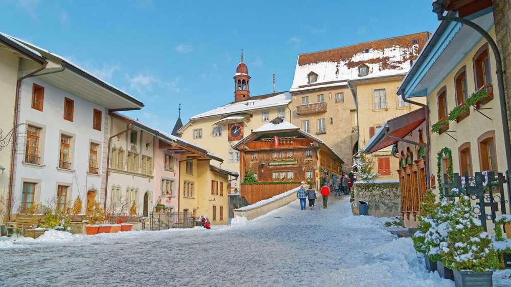 Winter in Gruyeres