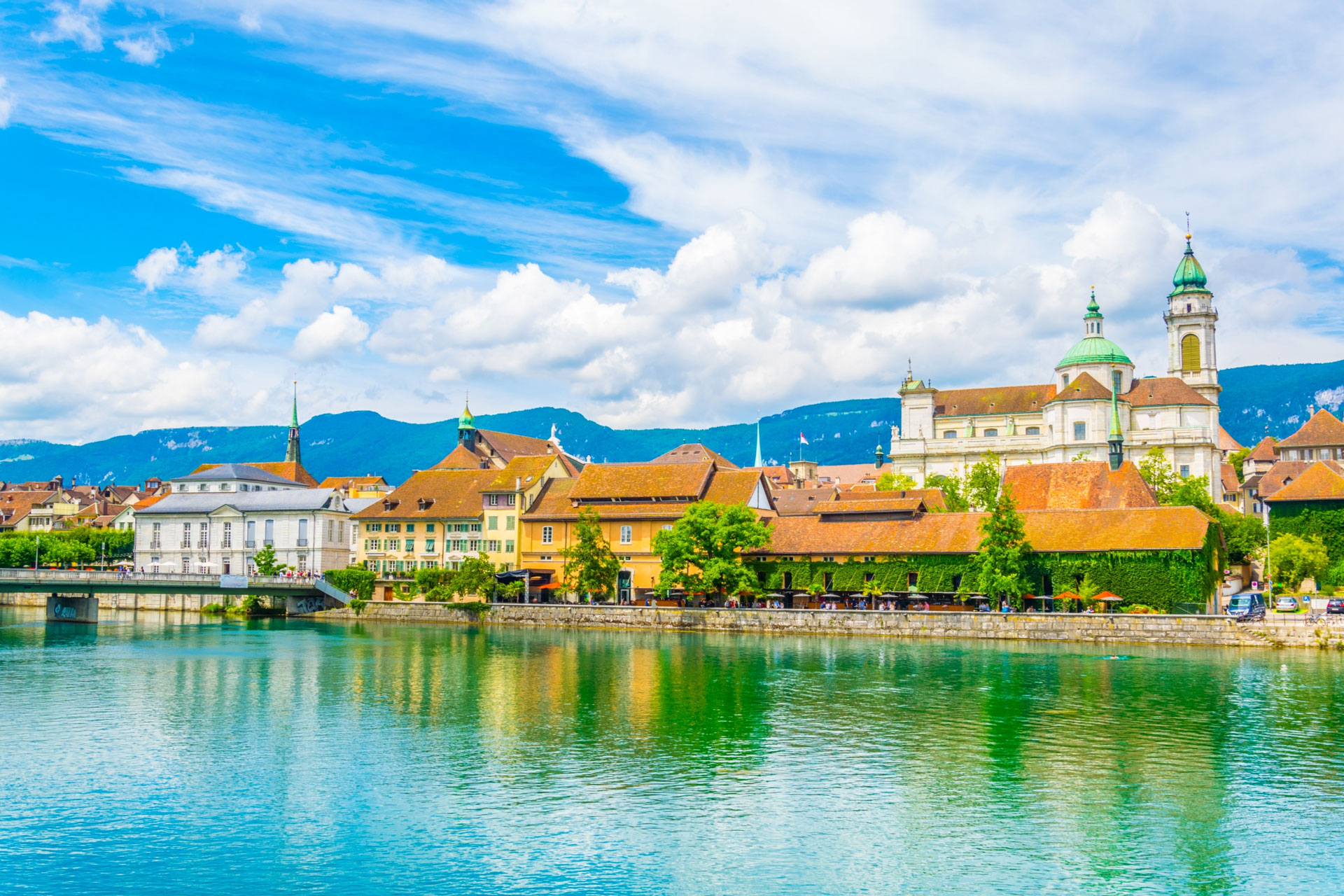 Aare-River-Solothurn-in-Switzerland