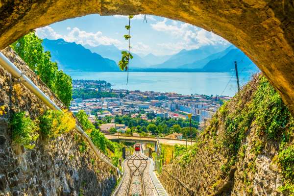 Vevey-is-a-Swiss-town-on-Lake-Geneva