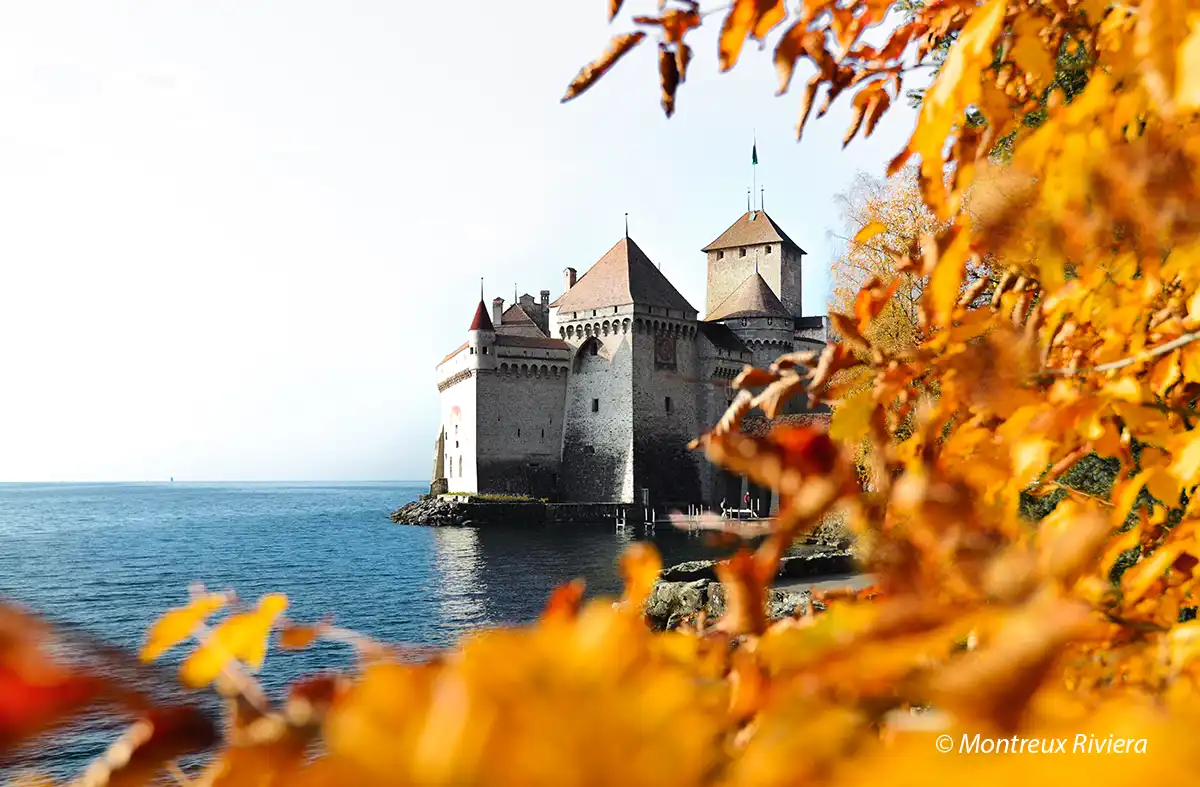 Autumn and Chillon Castle