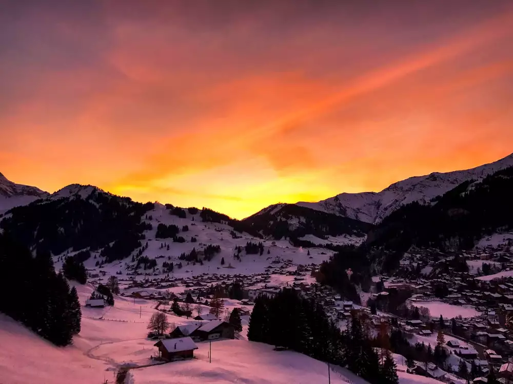 Sunset-in-Adelboden