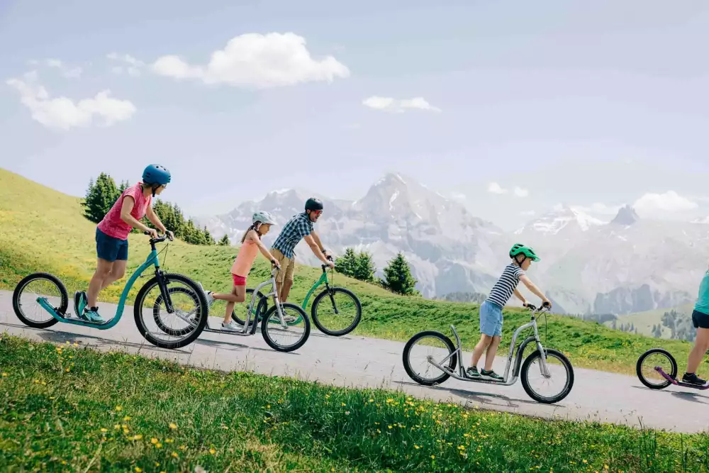 Family Fun: Hike and Bike in Adelboden from Lucerne