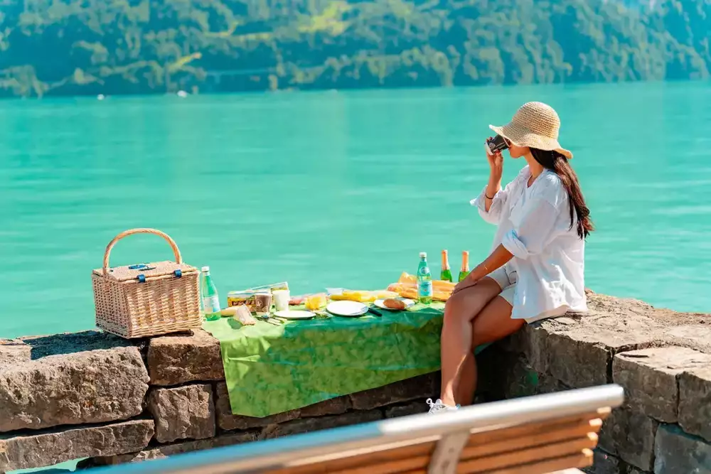 Picnic near Lake Brienz