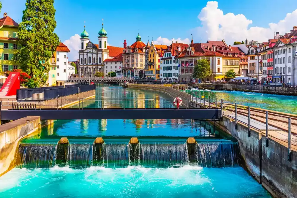 Panorama of the Old Town, Lucerne