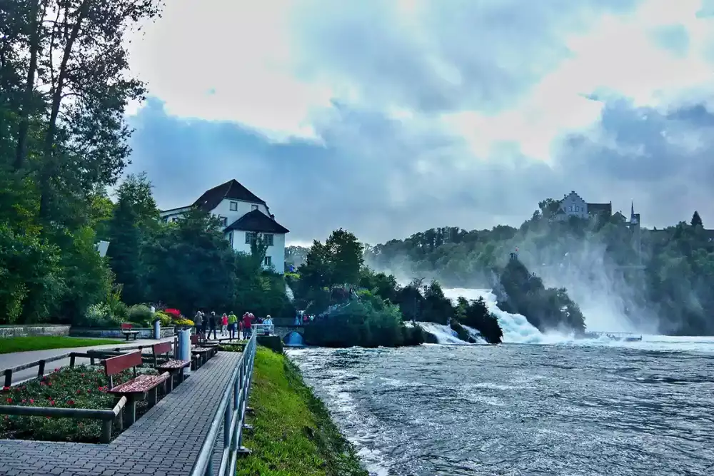 Rhine Falls Promenade, a Scenic Stroll by the Waterfalls