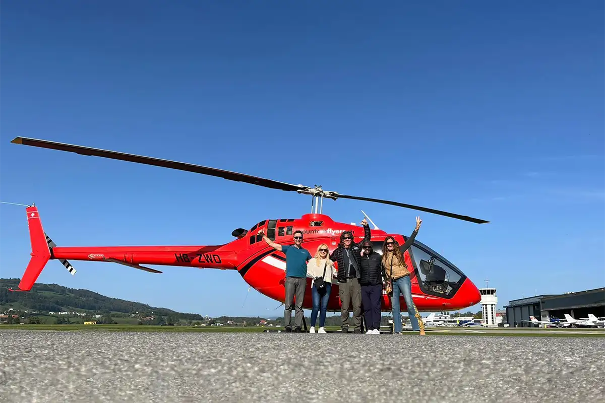 Customers Enjoying a Fun Flight